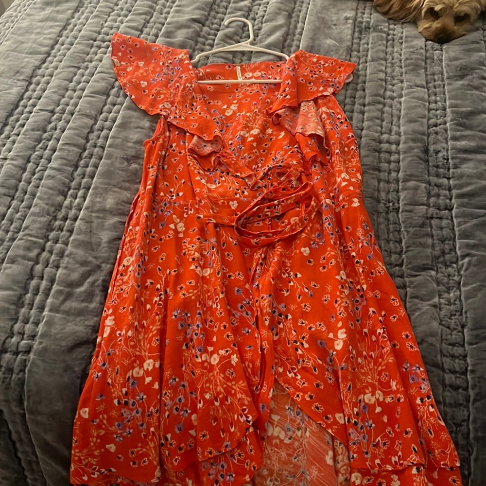 NEVER WORN FREE PEOPLE WRAP DRESS